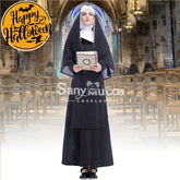 【In Stock】Halloween Cosplay Medieval Fashion Nun Costume Costumes